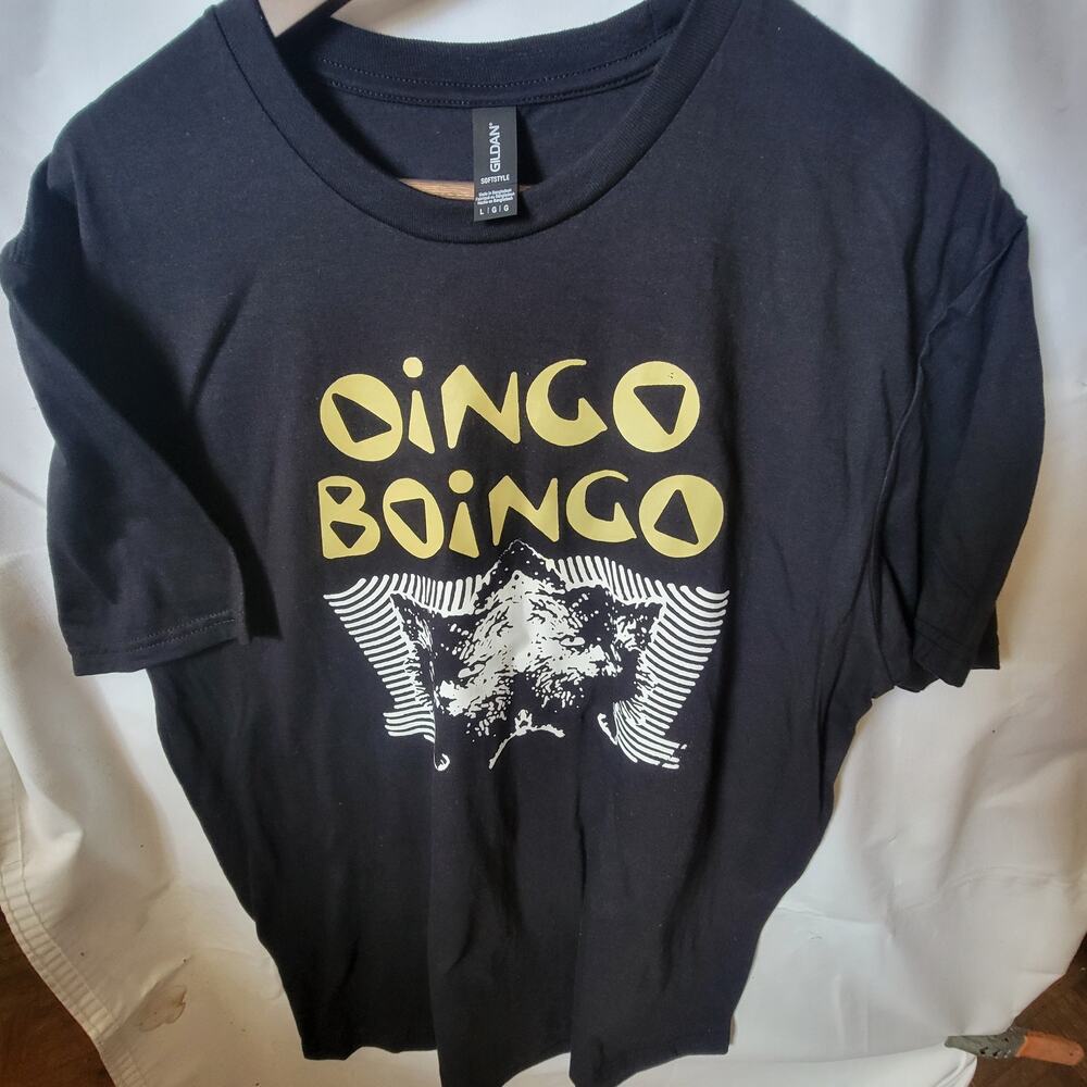 Oingo boingo band t shirt  large black